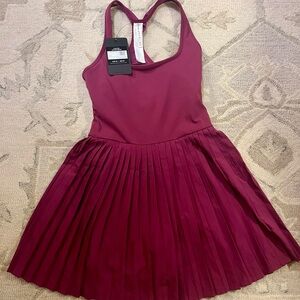 Fabletics Berry Pleated Active Dress